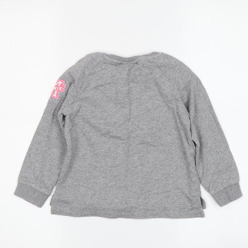 Disney Girls Grey Minnie Mouse Pullover T-Shirt, Size 2-3 Years