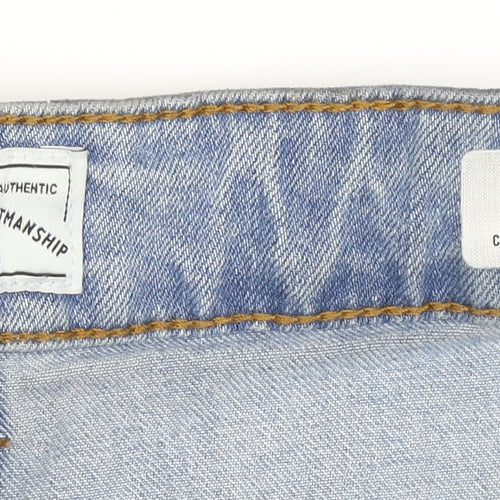 Only & Sons Men's Blue Slim Fit Bermuda Denim Shorts