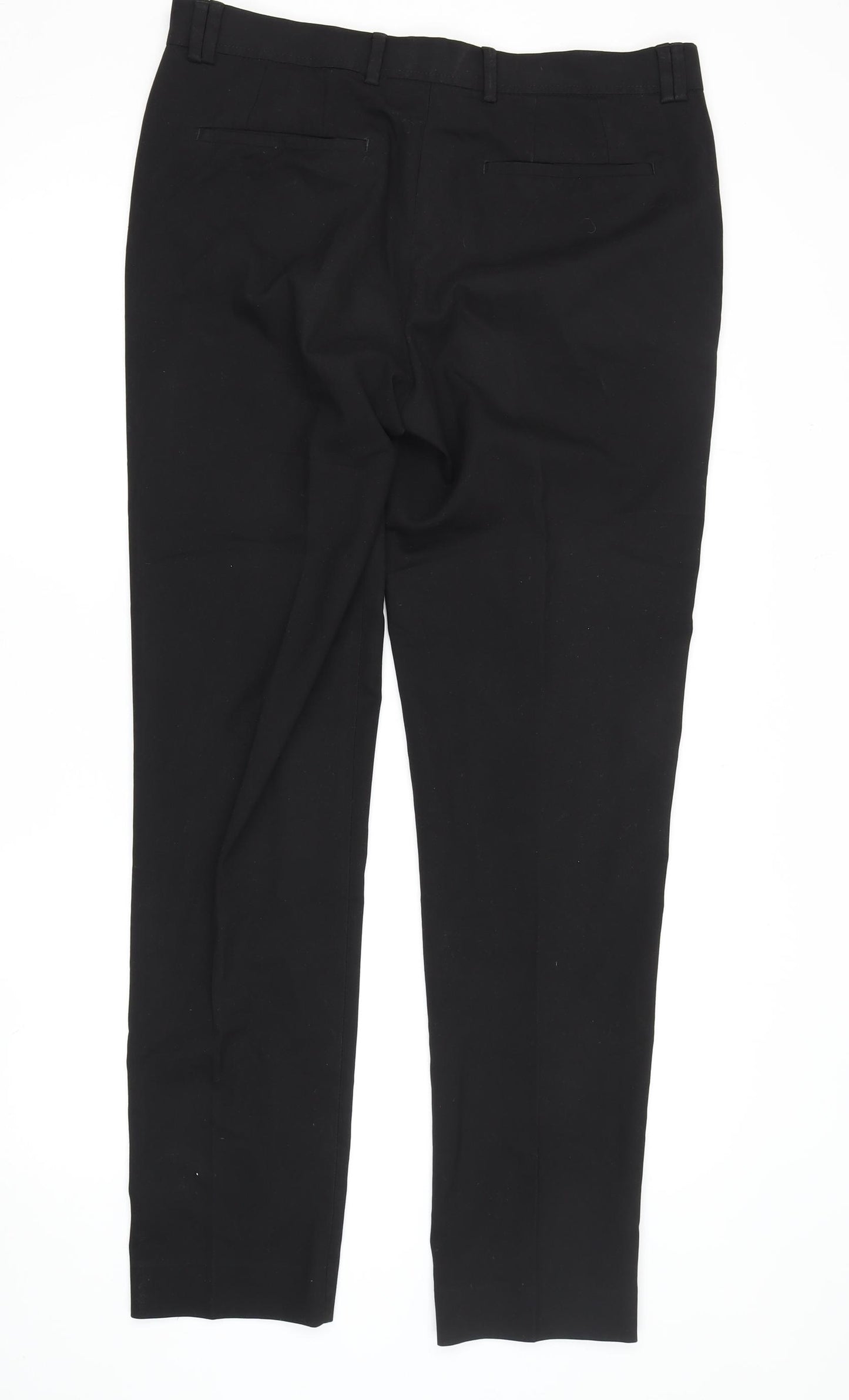 River Island Men's Black Trousers 34 Regular Fit