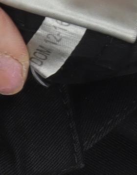 Uneek Black Cargo Trousers Unisex Adults Size 32