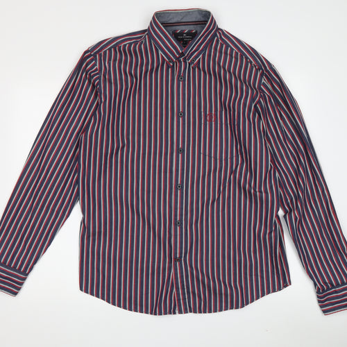 Blue Harbour Men's Multicoloured L Striped Shirt