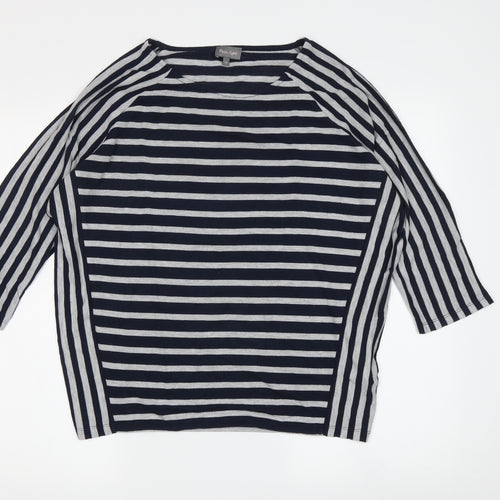 Phase Eight Women's Striped Raglan 3/4 Sleeve T-Shirt
