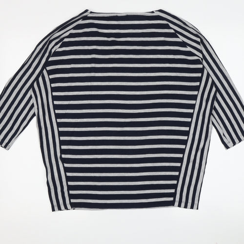 Phase Eight Women's Striped Raglan 3/4 Sleeve T-Shirt