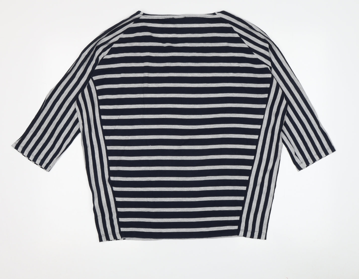 Phase Eight Women's Striped Raglan 3/4 Sleeve T-Shirt