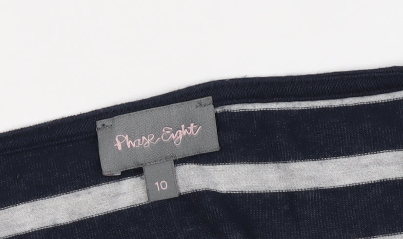 Phase Eight Women's Striped Raglan 3/4 Sleeve T-Shirt