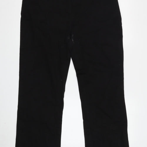 Hawkshead Women's Black Straight Trousers Size 16