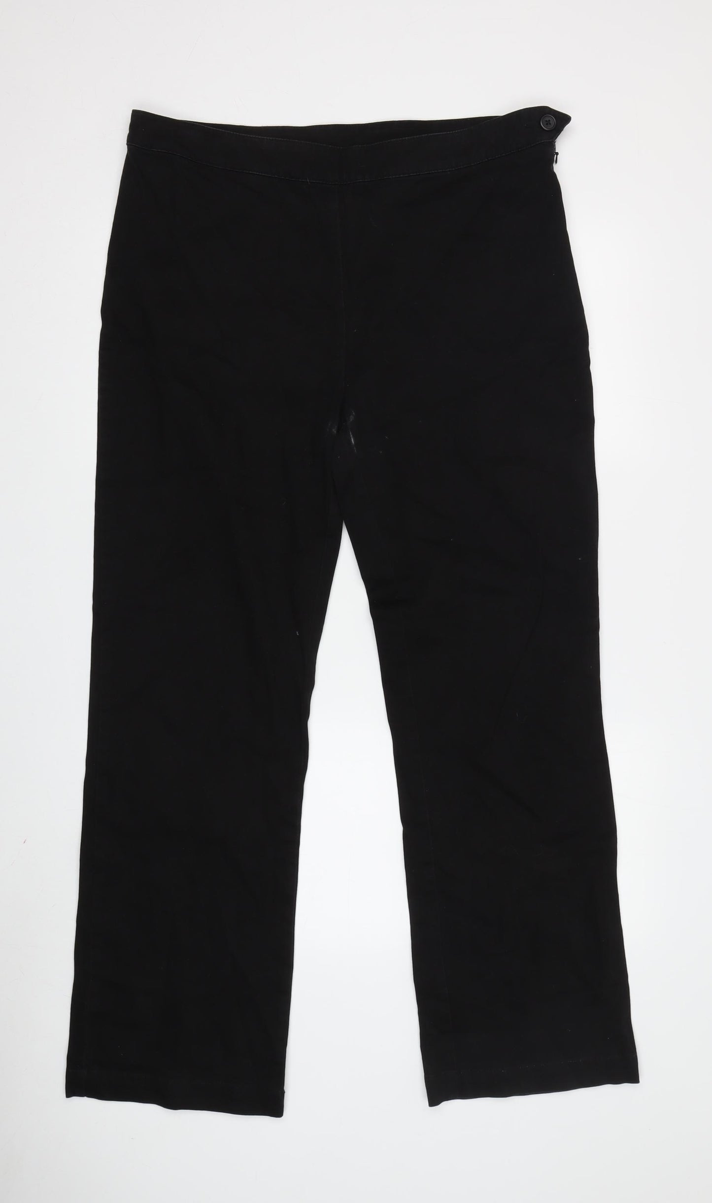 Hawkshead Women's Black Straight Trousers Size 16