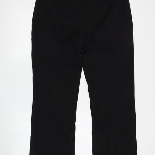 Hawkshead Women's Black Straight Trousers Size 16