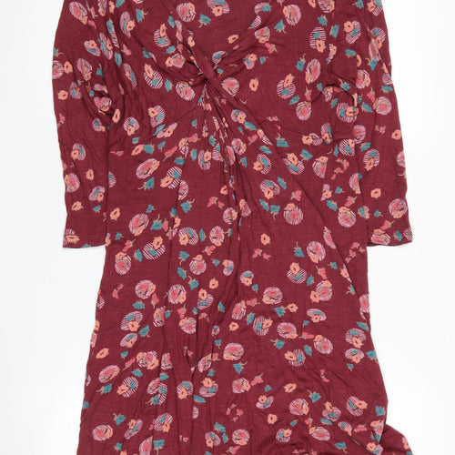 Fat Face Women's Floral Dress Multicoloured Size 14
