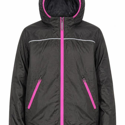 H&M Unisex Kids Black Hooded Windbreaker Jacket 14 Years