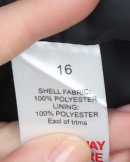 Studio Outerwear Black Women's Blazer Size 16