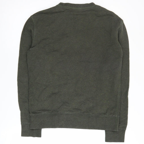 Marks and Spencer Men's Green Pullover Sweatshirt S
