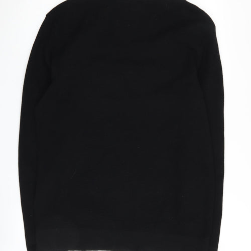 Next Men's Black XL Pullover Jumper with Logo