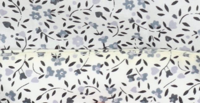 Double TWO Unisex Floral Button-Up Shirt Size 16