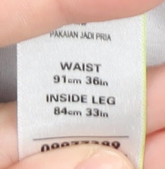 Marks and Spencer Men's Black Dress Pants 36 Regular