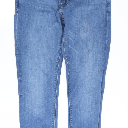 River Island Women's Blue Straight Jeans UK 4