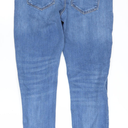 River Island Women's Blue Straight Jeans UK 4