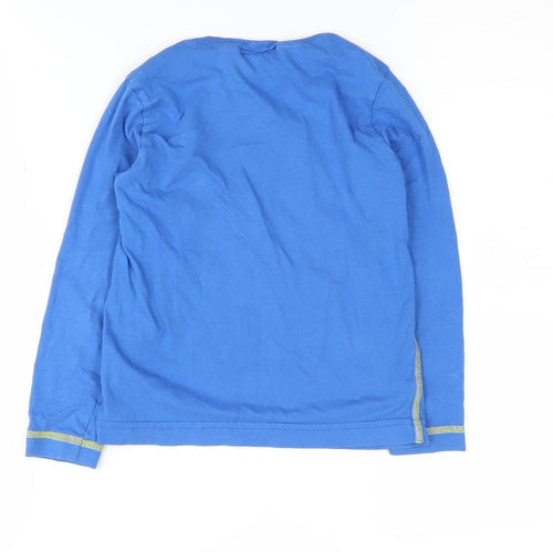 United Colors of Benetton Boys Blue Graphic T-Shirt 6-7 Years