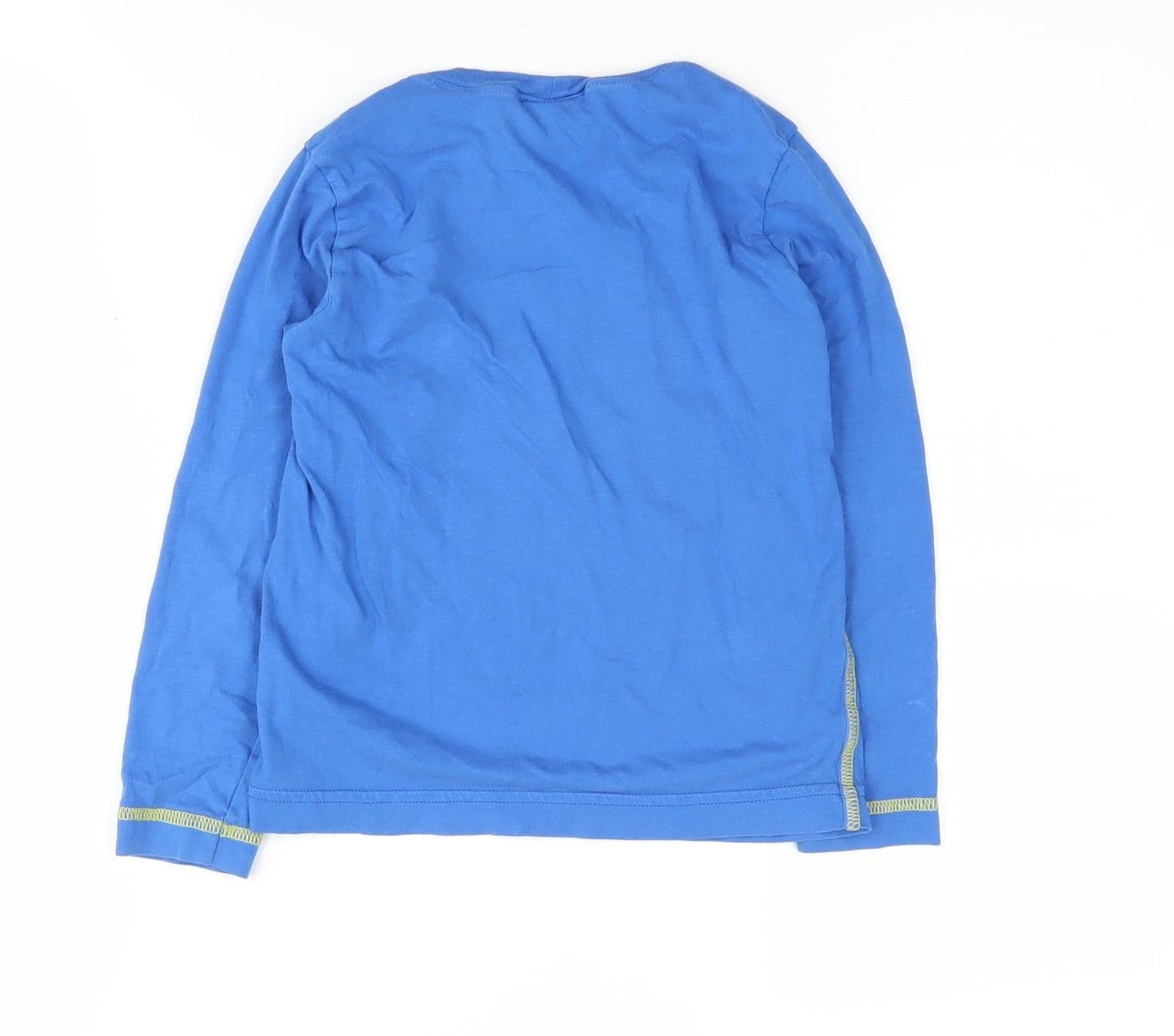 United Colors of Benetton Boys Blue Graphic T-Shirt 6-7 Years