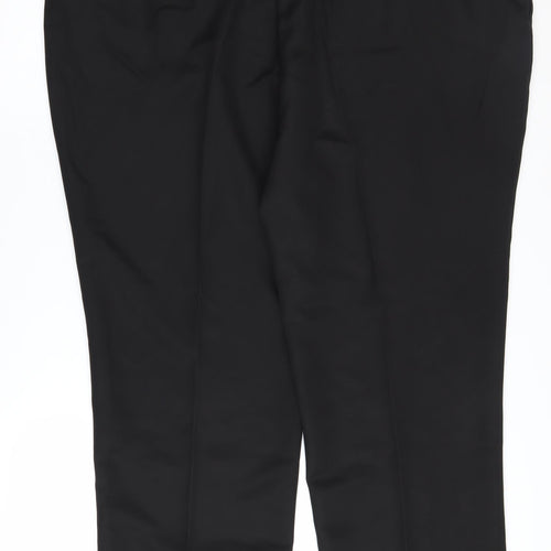 Cotton Traders Men's Black Regular Trousers Size 48