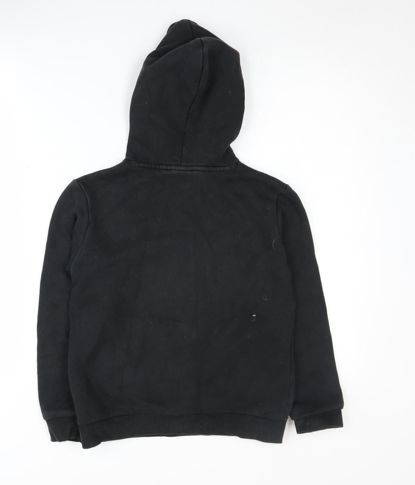 Puma Boys Black Hoodie 11-12 Years Pullover Graphic Print