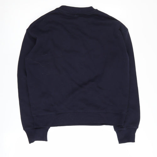 H&M Women's Black XS Pullover Sweatshirt Crew Neck