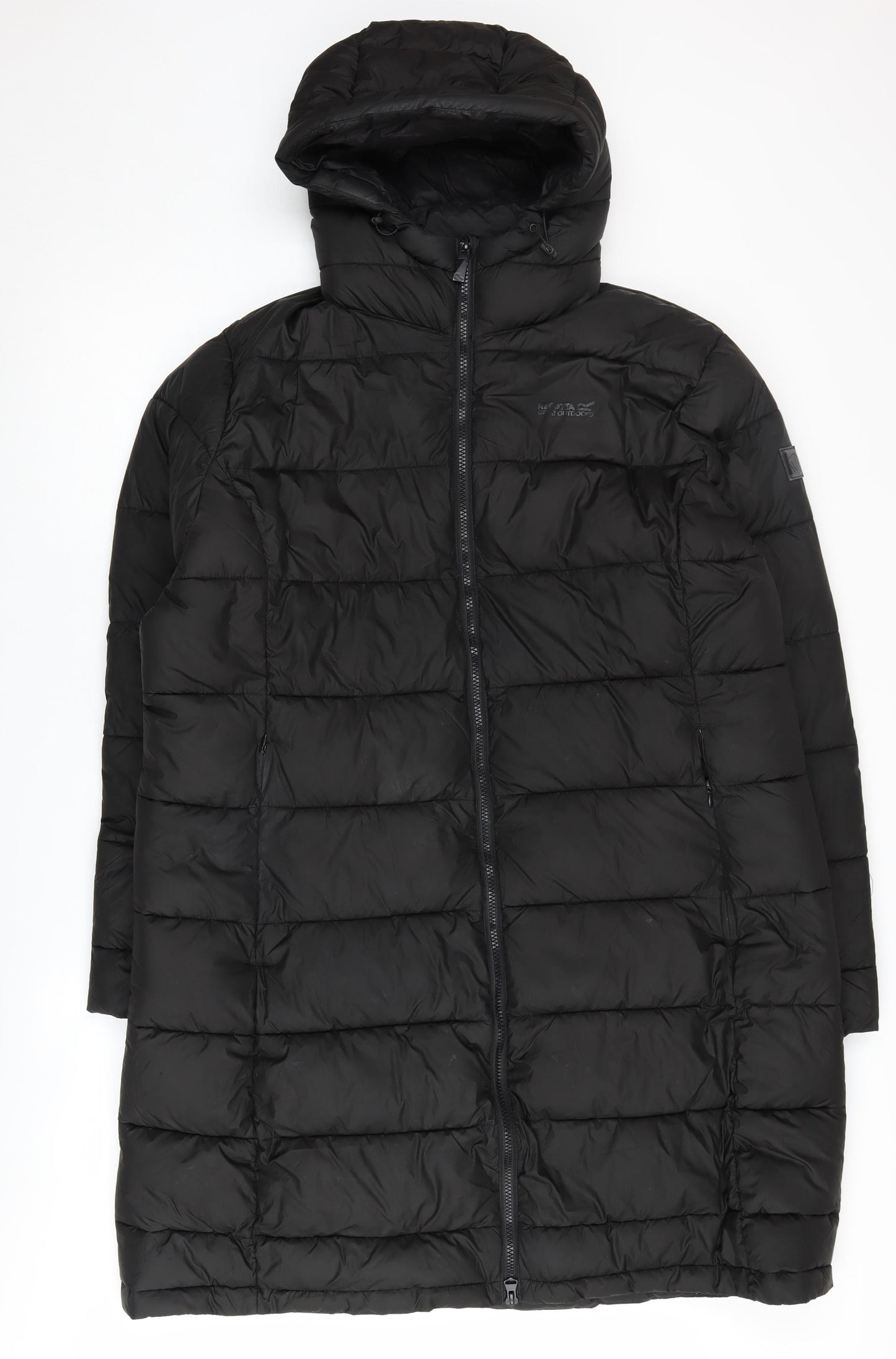 Regatta Women's Black Long Puffer Jacket Size 20