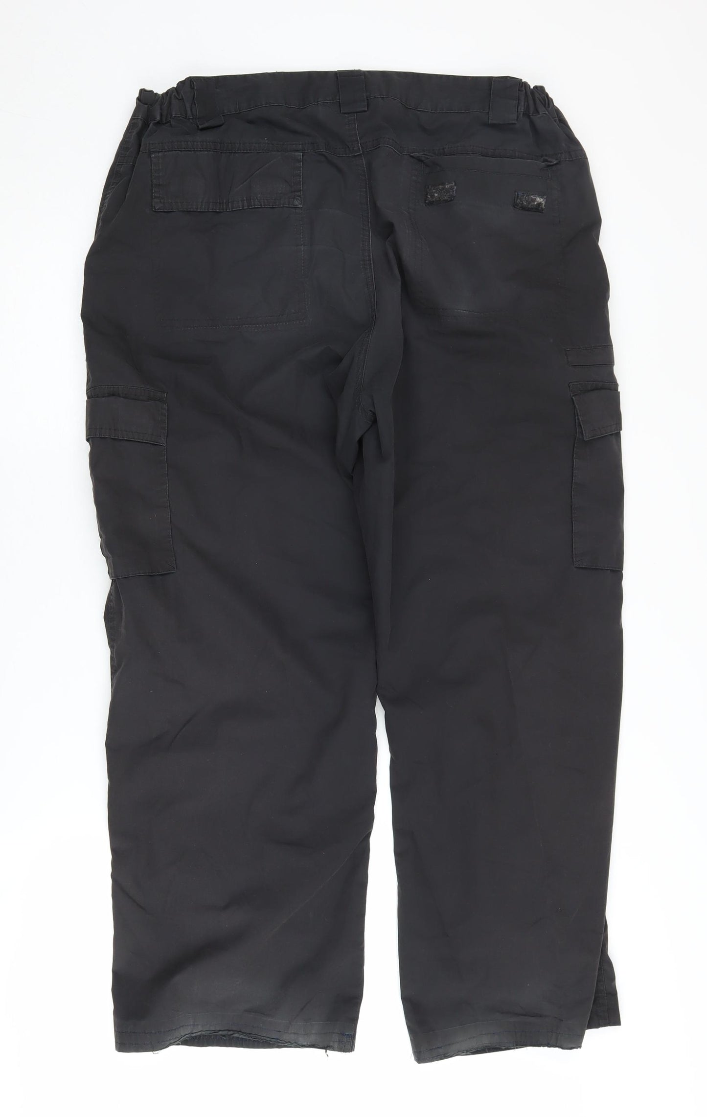 Mountain Warehouse Men's Black Cargo Trousers 38