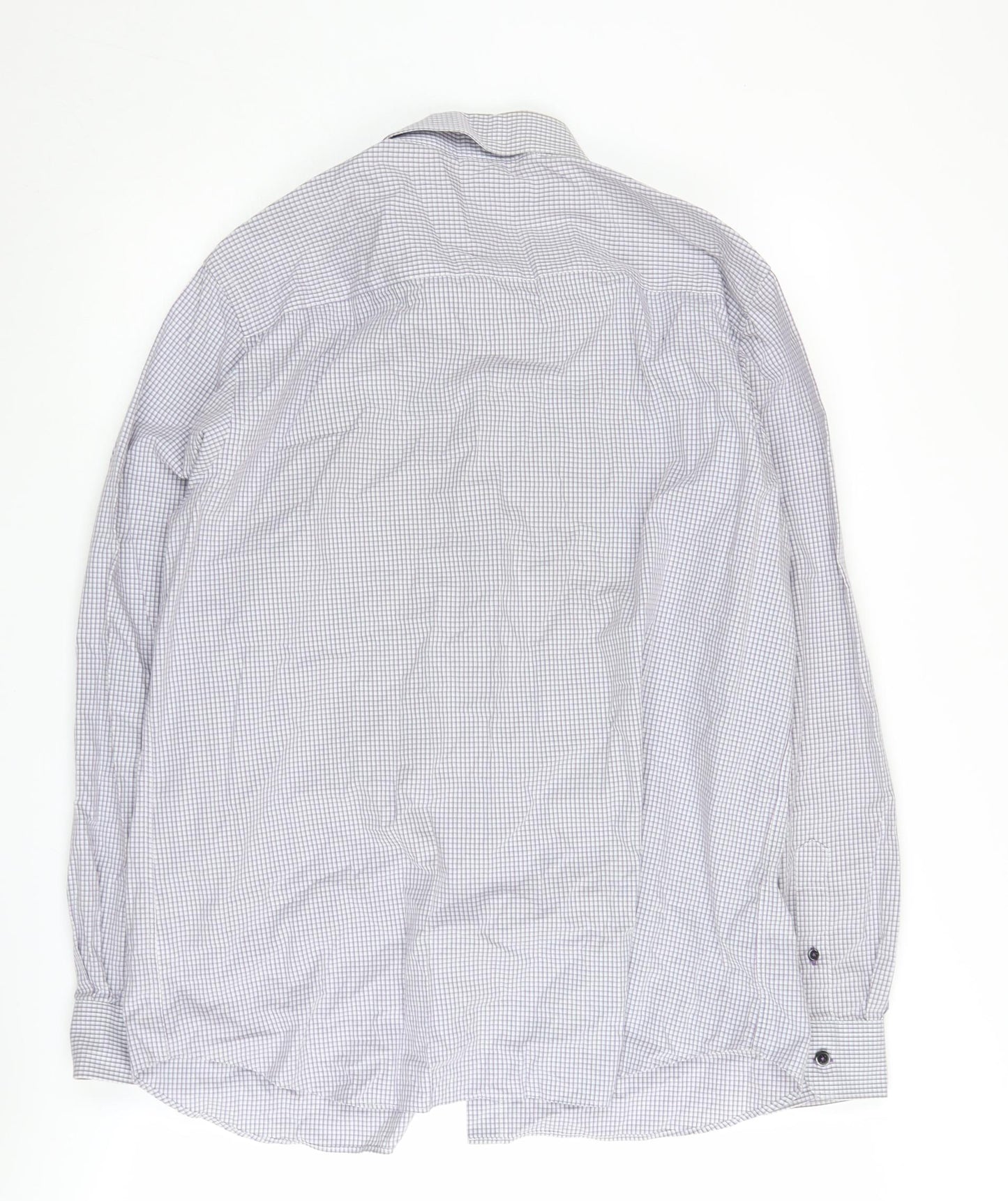 Jeff Banks Men's Multicoloured Long Sleeve Check Shirt L
