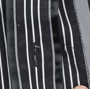 Next Women's Black Striped Button-Up Shirt Size 14