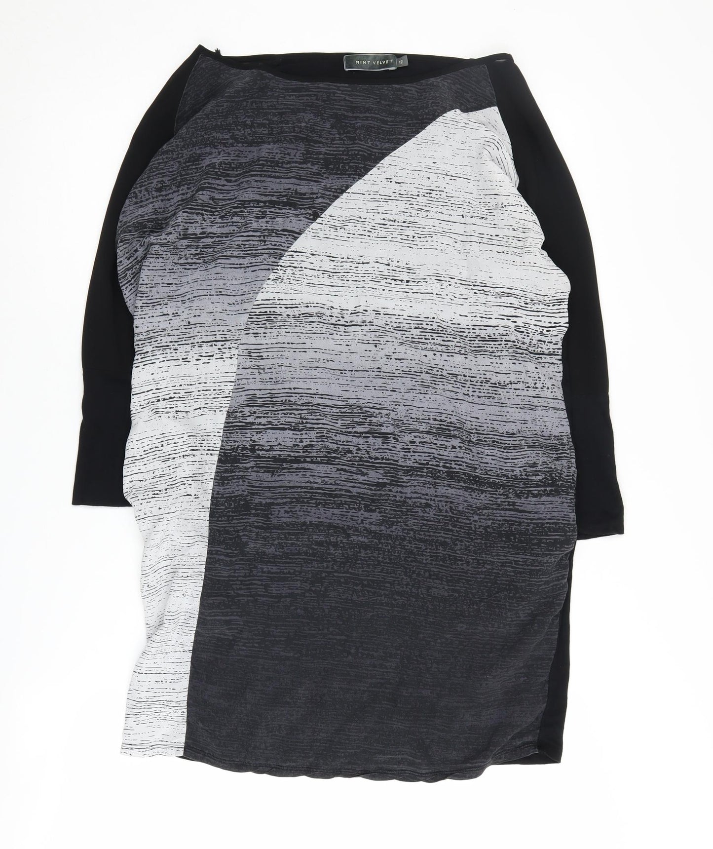Mint Velvet Women’s Black Silk Blouse Size 12