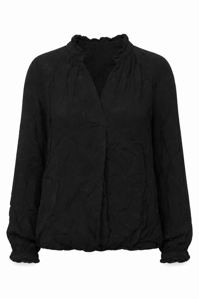 Front view of Marks & Spencer Women's Black Blouse, size 6