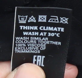 Marks and Spencer Women's Black Blouse Size 6