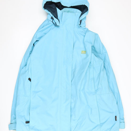 Trespass Men's Blue 3XL Parka Jacket, Hooded & Waterproof