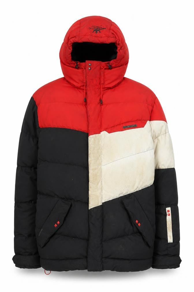 Front view of Wedze unisex adults red ski jacket size:12