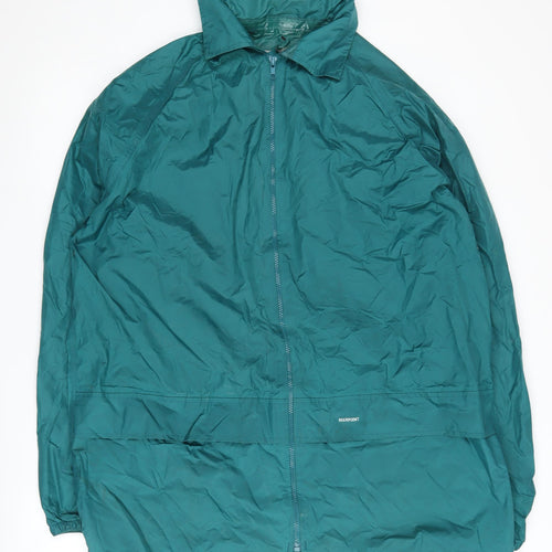 Highpoint Men's XL Green Waterproof Rain Coat Jacket