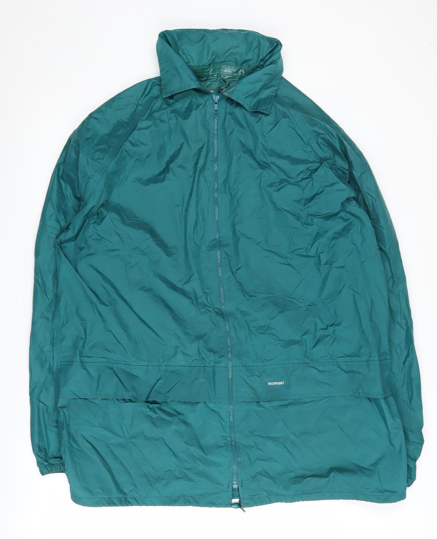 Highpoint Men's XL Green Waterproof Rain Coat Jacket