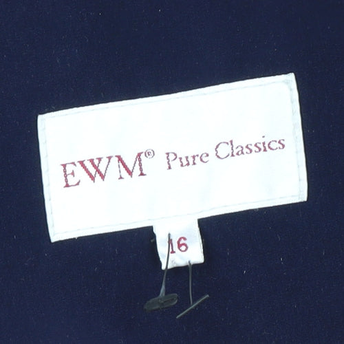 EWM Women's Red Hooded Rain Coat Size 16