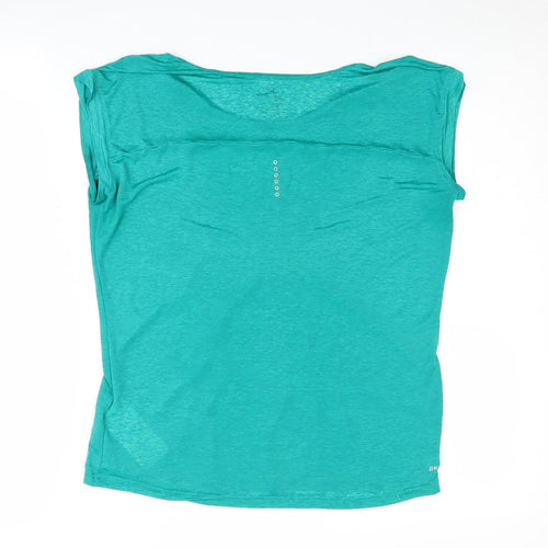 Nike Women's Green Sleeveless T-Shirt M Athletic