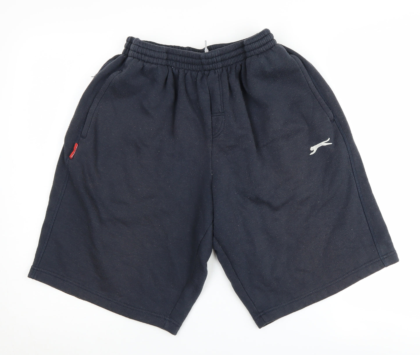 Slazenger Men's Medium Black Athletic Shorts with Pockets