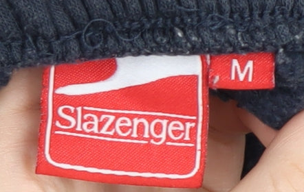 Slazenger Men's Medium Black Athletic Shorts with Pockets