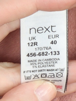 Next Women's Pink Velour Jogger Trousers Size 12