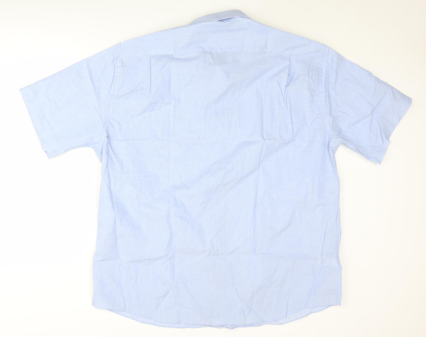 Marks and Spencer Blue Men's 17.5 Regular Fit Shirt