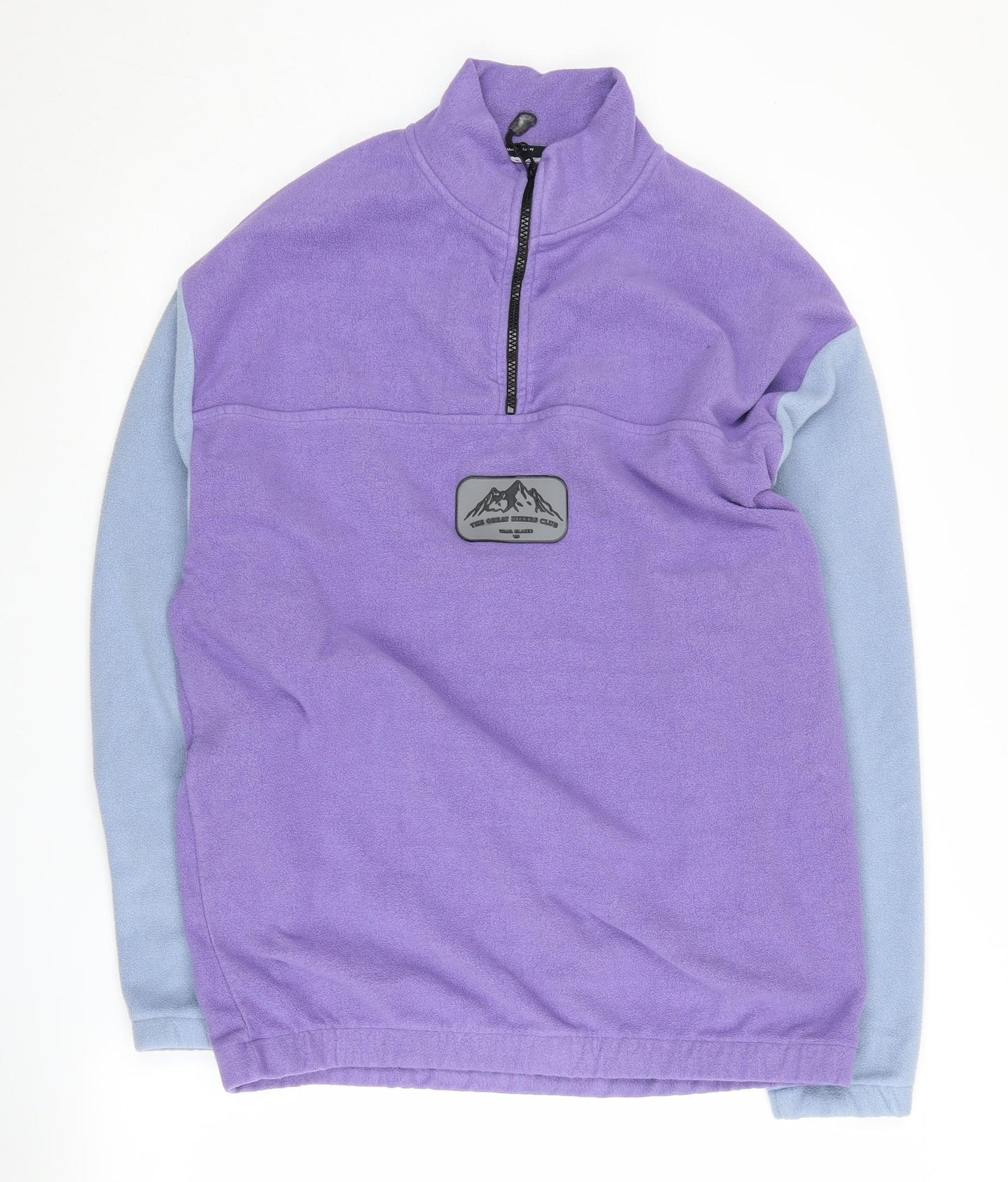 ASOS DESIGN Men's Purple Fleece Sweatshirt M