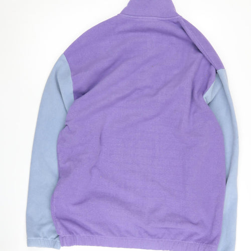 ASOS DESIGN Men's Purple Fleece Sweatshirt M