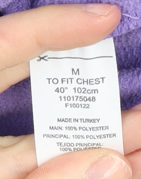 ASOS DESIGN Men's Purple Fleece Sweatshirt M