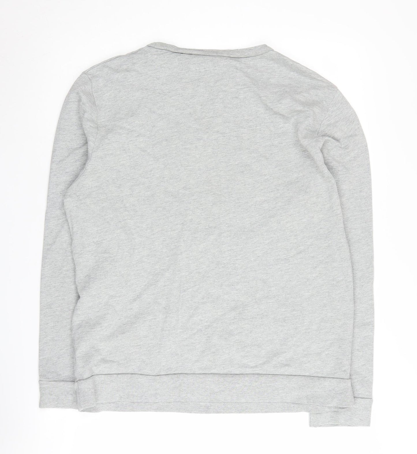 Topman Grey L Men's Pullover Sweatshirt with Cartoon Graphic