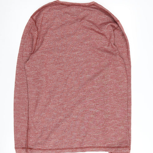 Abercrombie & Fitch Men's Red Pullover Sweatshirt M