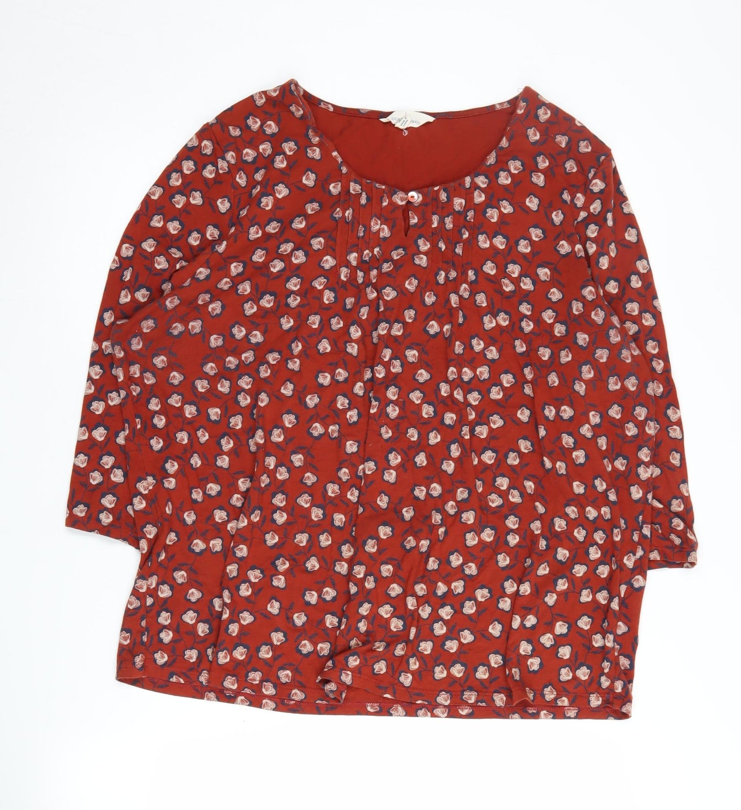 Seasalt Cornwall Women’s Red Floral Blouse, Size 20