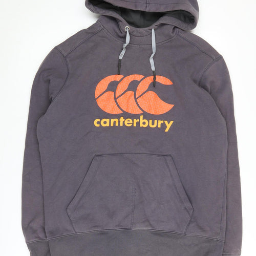 Canterbury Men's Grey Pullover Hoodie M with Logo